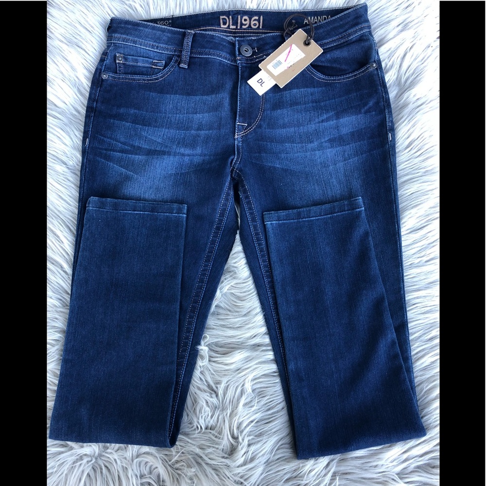 DL1961 Women's Amanda Skinny Jeans - Dark Blue
